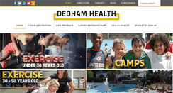 Desktop Screenshot of dedhamhealth.com